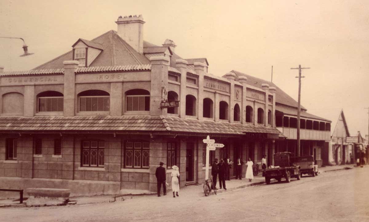 Commercial Hotel history